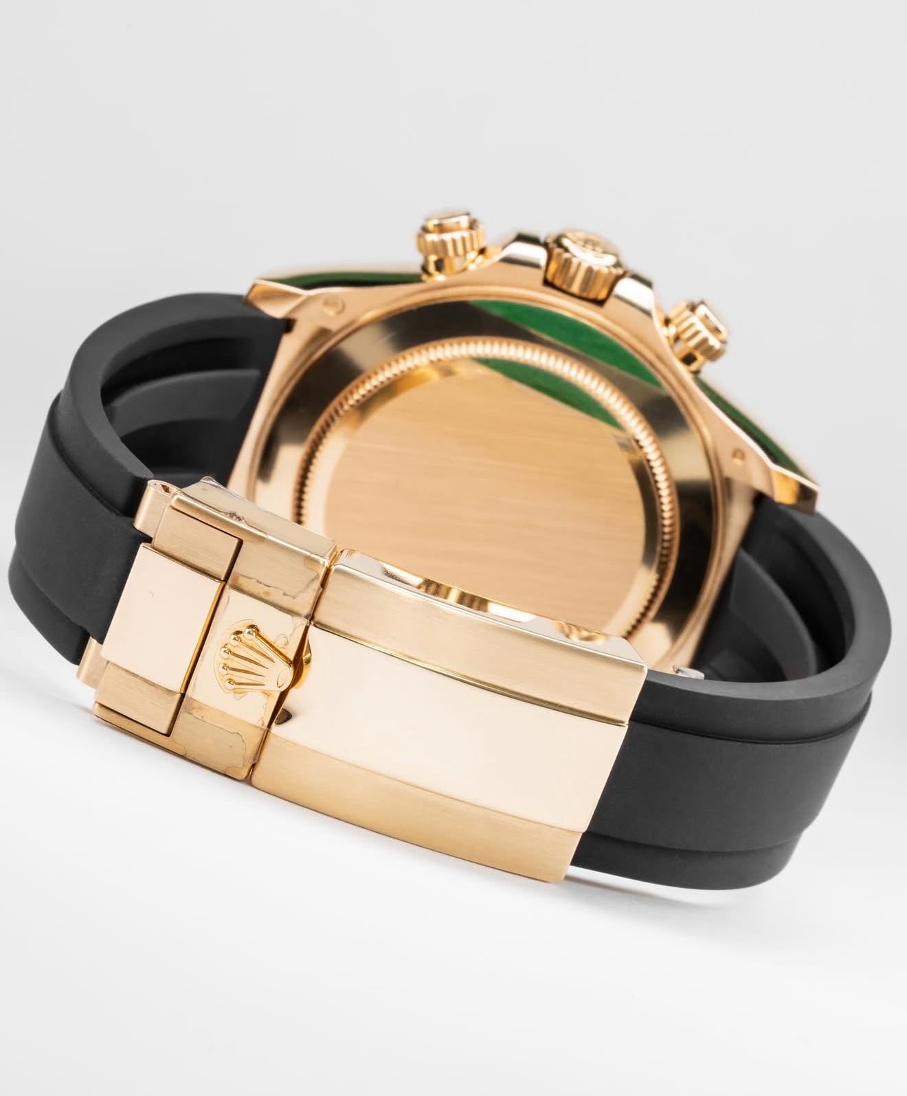 Oyster Perpetual Cosmograph Daytona watch, which is designed to be a chronograph for racing drivers.