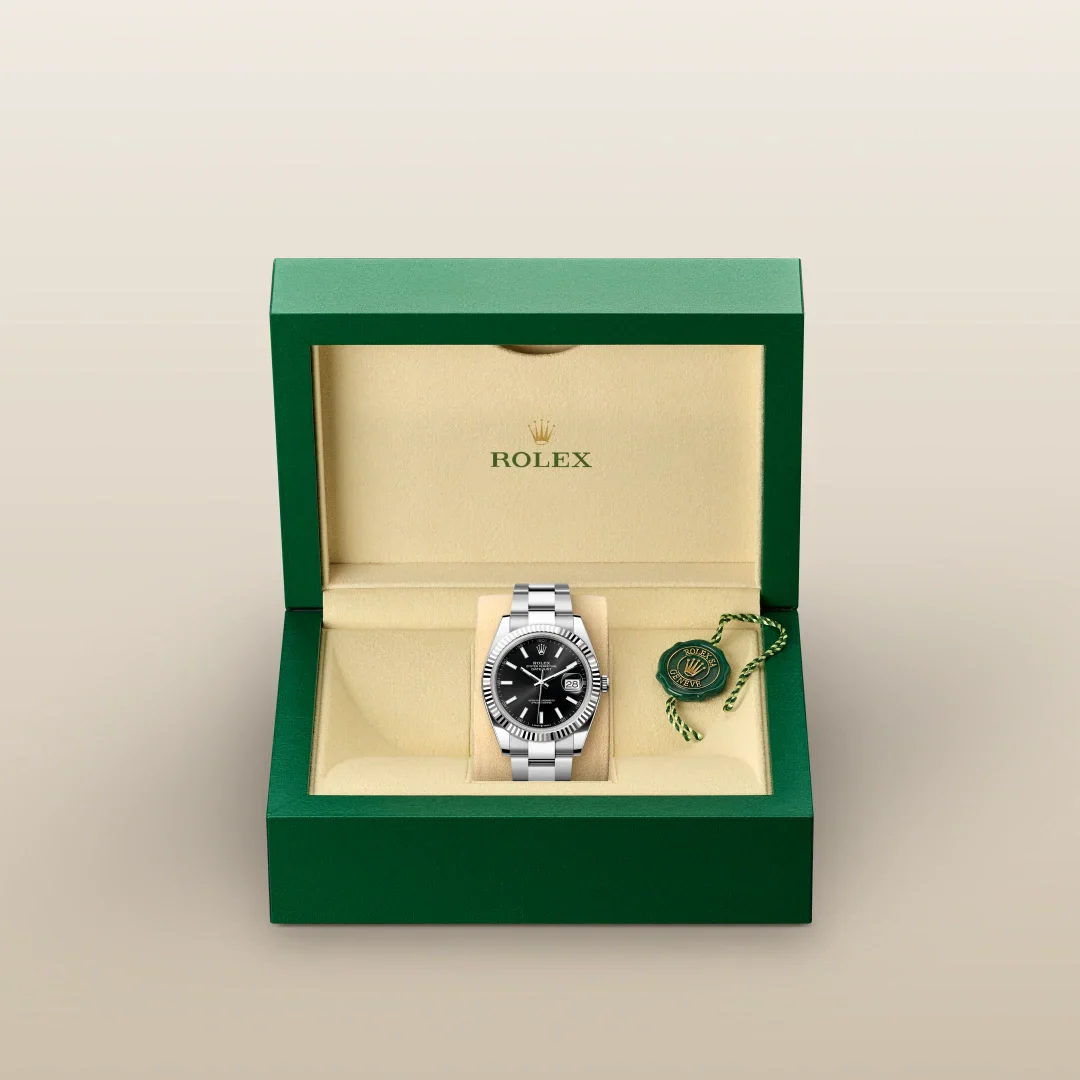 Datejust 41
Oyster, 41 mm, Oystersteel and white gold M126334-0017